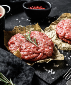 2 Virtually Fat Free Steak Burgers