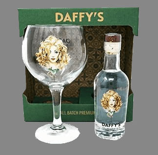 Daffys Gin (20cl) and Balloon Glass