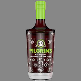 Pilgrims St Andrews Strawberry & Black Pepper Gin Liqueur 50cl