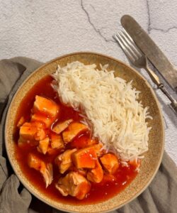 Sweet & Sour Chicken With Rice