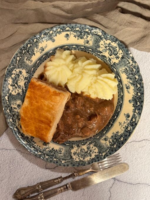 Stew With Potatoes & Pastry